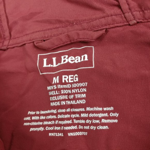 LL Bean Jacket Mountain Colorblock Anorak Hooded Windbreaker 1/2 Zip Mens Medium - Picture 3 of 7